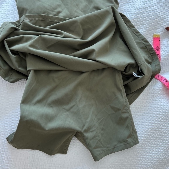 Halara Everyday Cloudful Fabric Backless 2-in-1 Flare Workout Dress-Wannabe - Picture 10 of 16